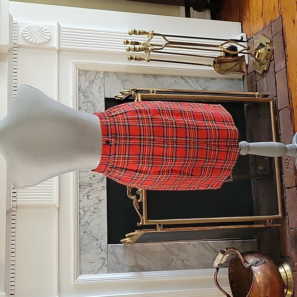 Vintage Leslie Fay Tartan Skirt - Picture 6 of 10